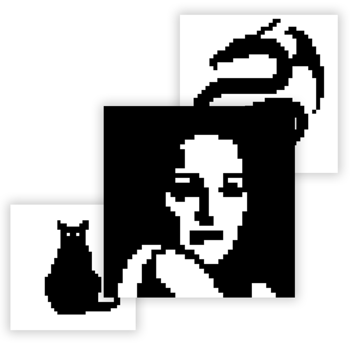 Large nonogram grids.